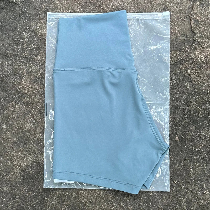 Women's High Waist Seamless Yoga Shorts Slim Fit Butt Lift Gym Running Biker Shorts Elastic Comfortable Sports Wear