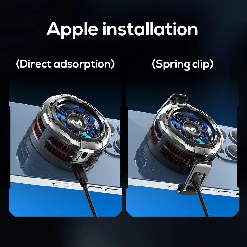 MEMO CX08 - Enfriador de alta potencia para teléfonos móviles con abrazadera e imán