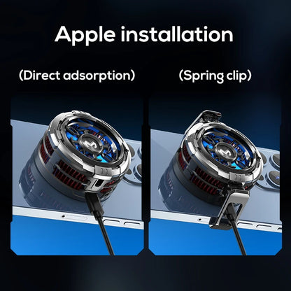 MEMO CX08 - Enfriador de alta potencia para teléfonos móviles con abrazadera e imán