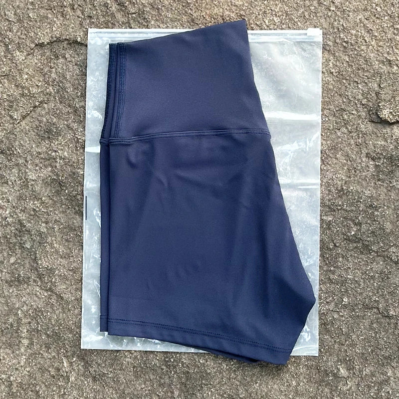 Women's High Waist Seamless Yoga Shorts Slim Fit Butt Lift Gym Running Biker Shorts Elastic Comfortable Sports Wear