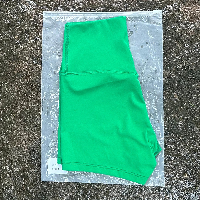 Women's High Waist Seamless Yoga Shorts Slim Fit Butt Lift Gym Running Biker Shorts Elastic Comfortable Sports Wear