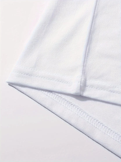 Camiseta de manga corta con cuello redondo y estampado parisino de los 90 para mujer. Estilo casual. Confeccionada en poliéster. Ideal para primavera y verano. Ropa para mujeres de mediana edad.