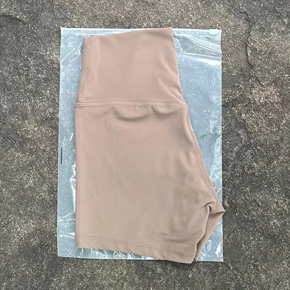 Women's High Waist Seamless Yoga Shorts Slim Fit Butt Lift Gym Running Biker Shorts Elastic Comfortable Sports Wear