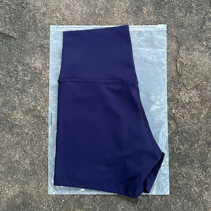 Women's High Waist Seamless Yoga Shorts Slim Fit Butt Lift Gym Running Biker Shorts Elastic Comfortable Sports Wear