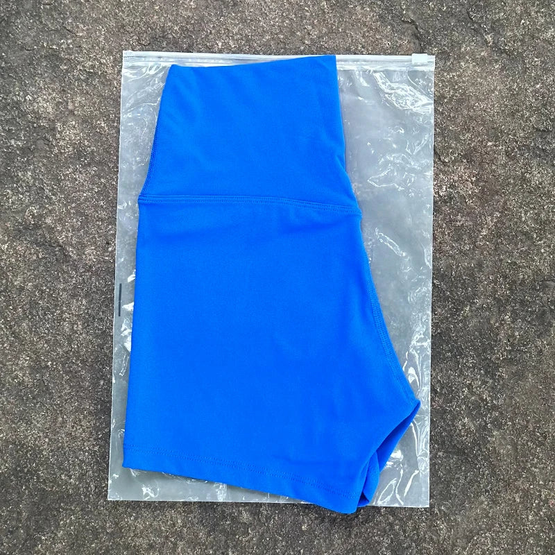 Women's High Waist Seamless Yoga Shorts Slim Fit Butt Lift Gym Running Biker Shorts Elastic Comfortable Sports Wear