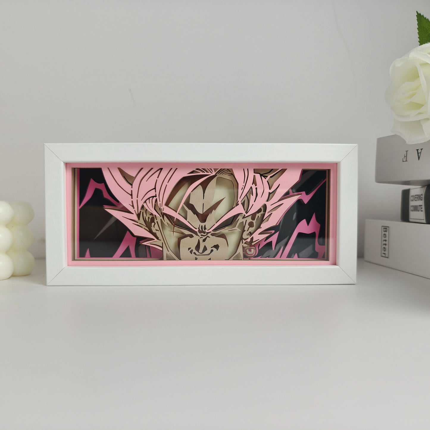 Veilleuse LED 3D Goku &amp; Vegeta – Dragon Ball Z rechargeable par USB